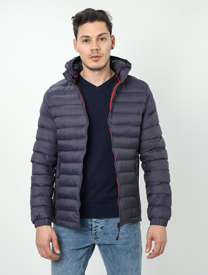 Doudoune col montant